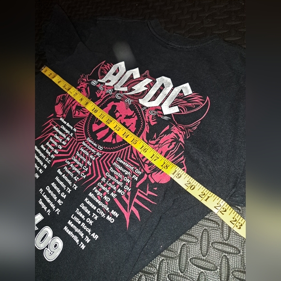 ACDC 08/09 Rock n Roll Train concert TShirt - Picture 9 of 11